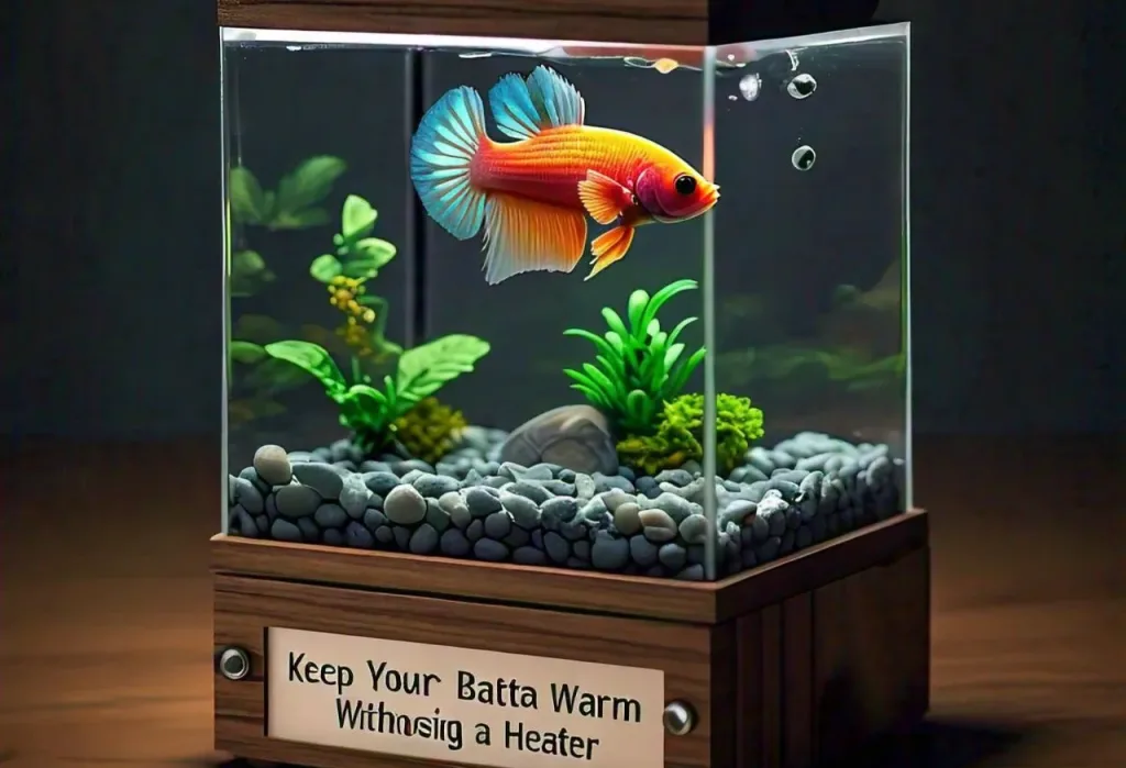 Keep Your Batta Warm Without a Heater: text with orange betta